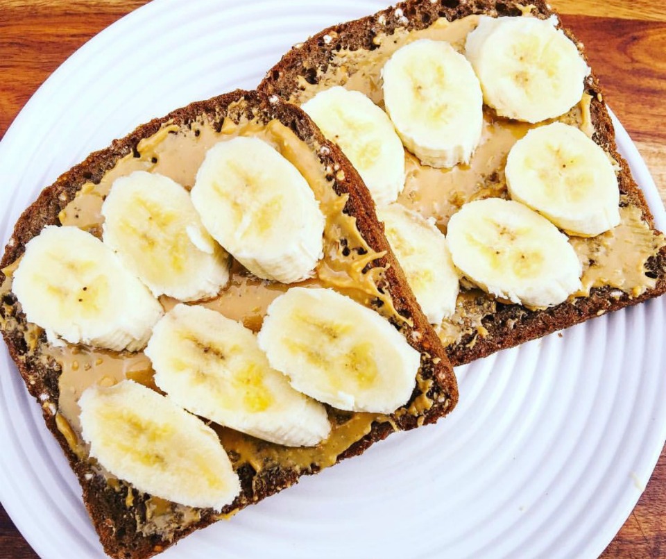 Peanut Butter and Banana on Toast