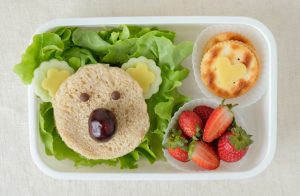 Koala bear lunch box, fun food art for kids