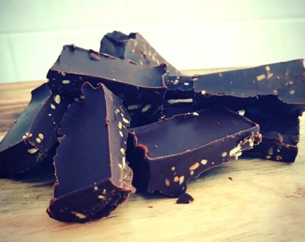 Choc-peanut butter fudge 