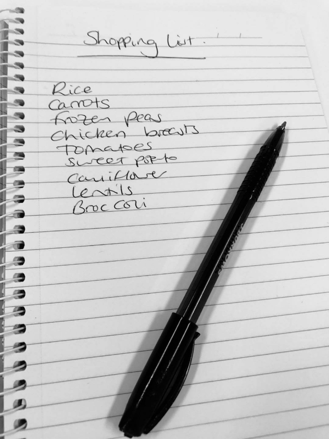 shopping list