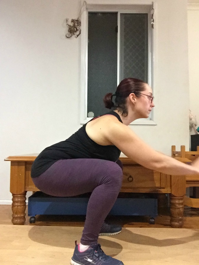 Squats for losing butt fat and toning glutes