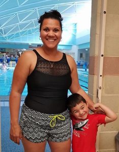 Mum no longer embarrassed to wear her swimmers in public!