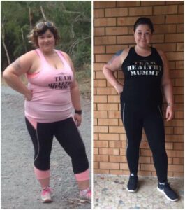 Mum loses 23kgs and can't remember the last time she felt this happy!