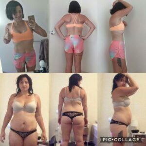 Mum transforms her tummy, loses 21kgs and now LOVES wearing colour!