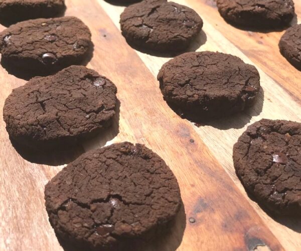 Chocolate Brownie Chickpea Cookies 