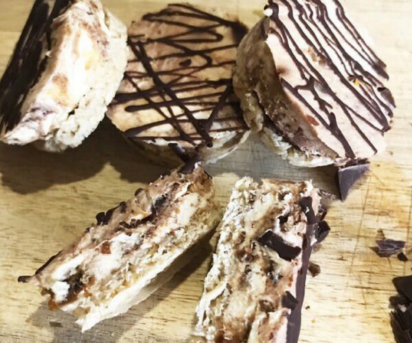Salted caramel cheesecake bites Salted caramel cheesecake bites