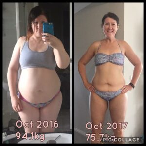 Mum lost over 18kgs & wears a bikini for the first time since she was 15!