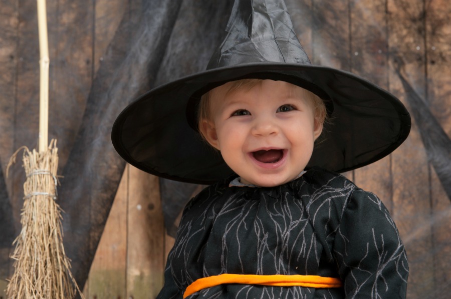 cute little halloween witch