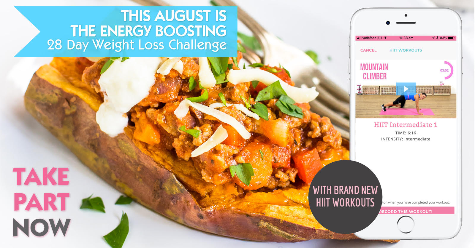 This August is the Energy Boosting Challenge Take Part Now