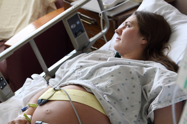 Pregnant women in hospital