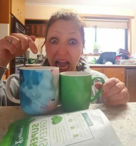 Mum quits coffee in order to boost her energy levels