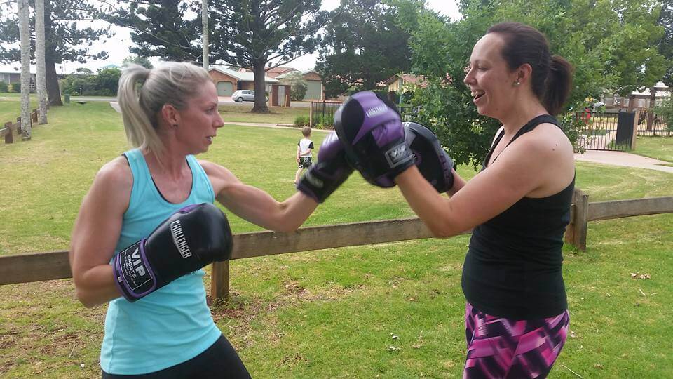 Kristy Mead boxing