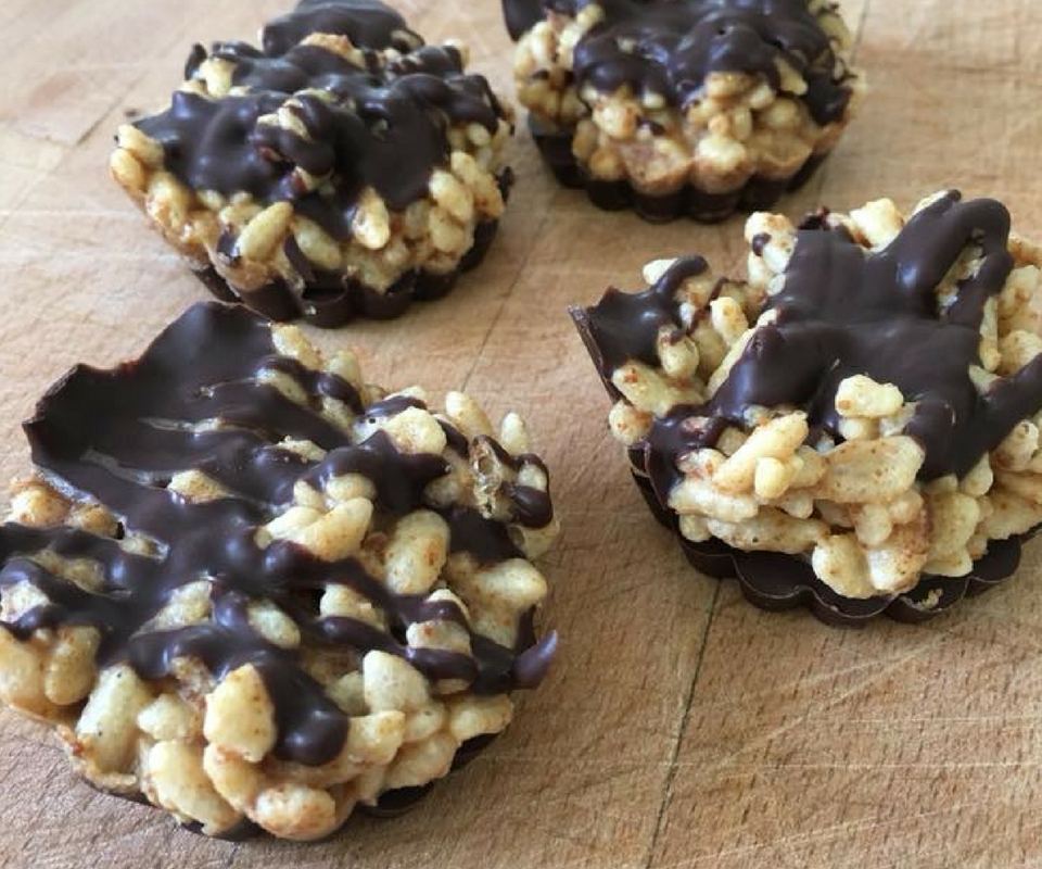 Crispy Peanut Butter Rice Cups