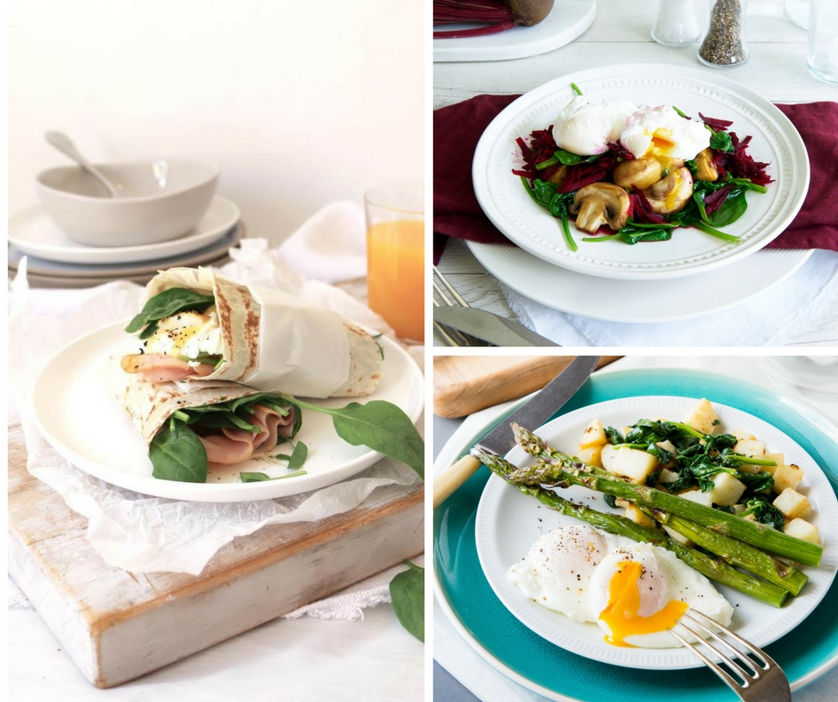 Poached Eggs Collage