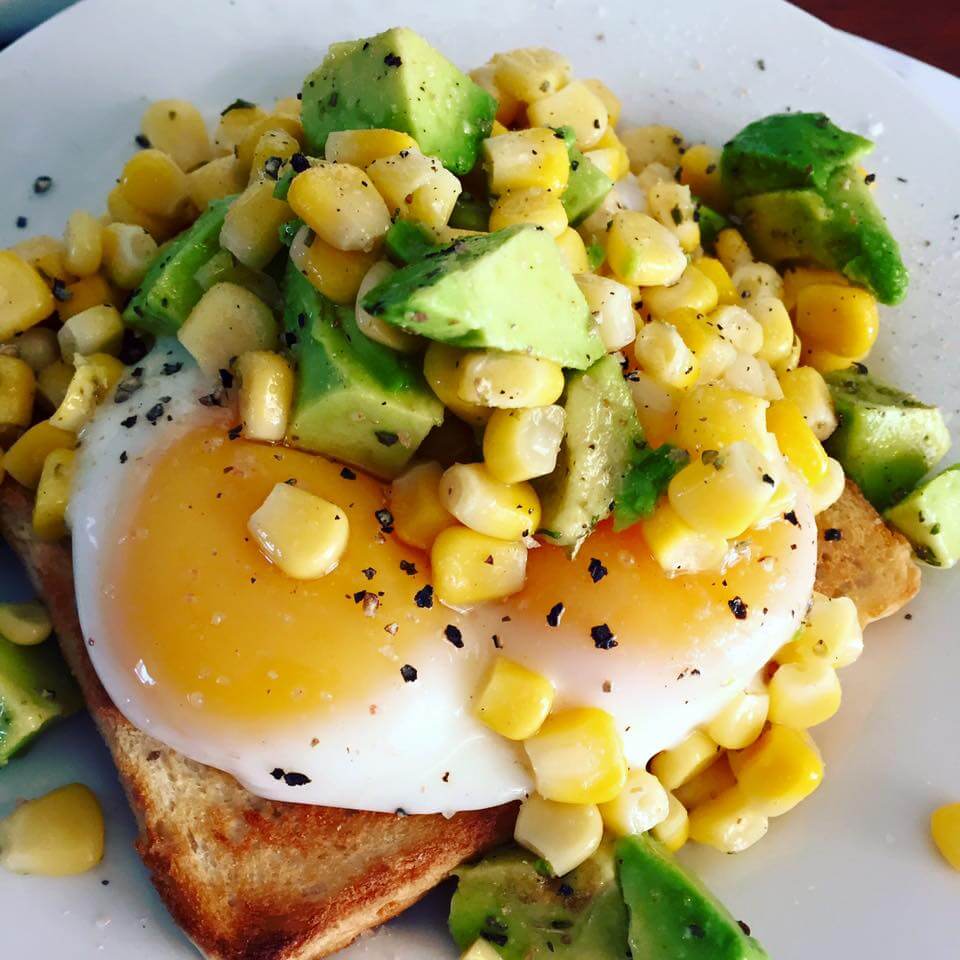 egg corn salsa