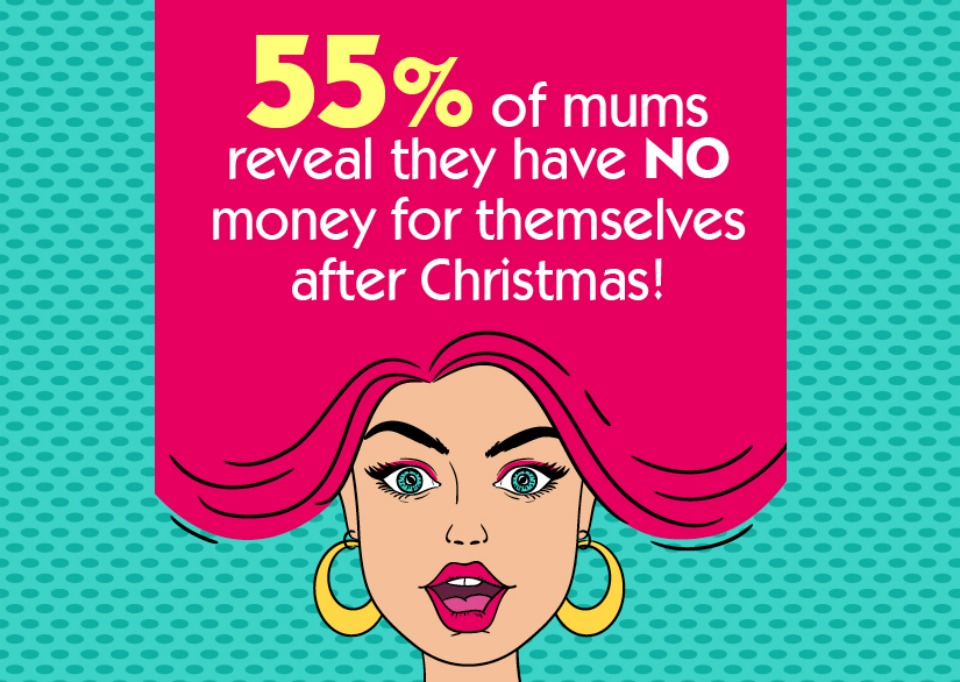 55 of mums have no money xmas