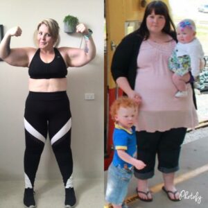 WEIGHT LOSS MUM OF THE YEAR WINNER: Amy has lost 56kg and gone from a size 26 to a size 16