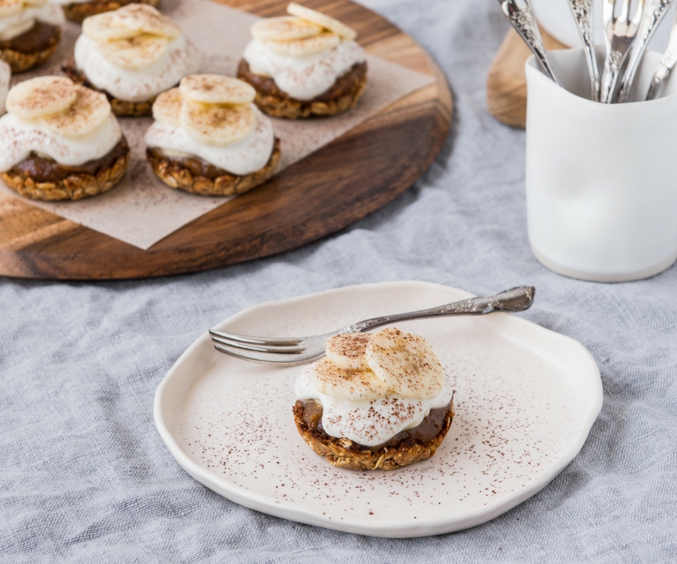 Date and Coconut Banoffee Pies