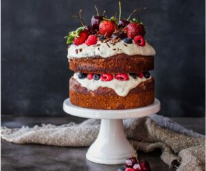 Chocolate Berry Layer Cake