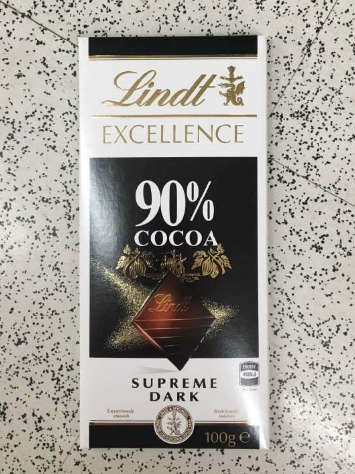 Lindt dark chocolate