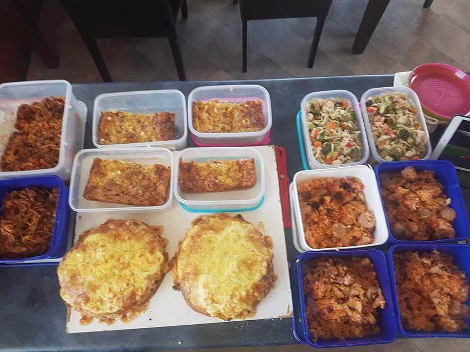 all 16 meals prepared in containers Nadine Willoughby meal prep-3