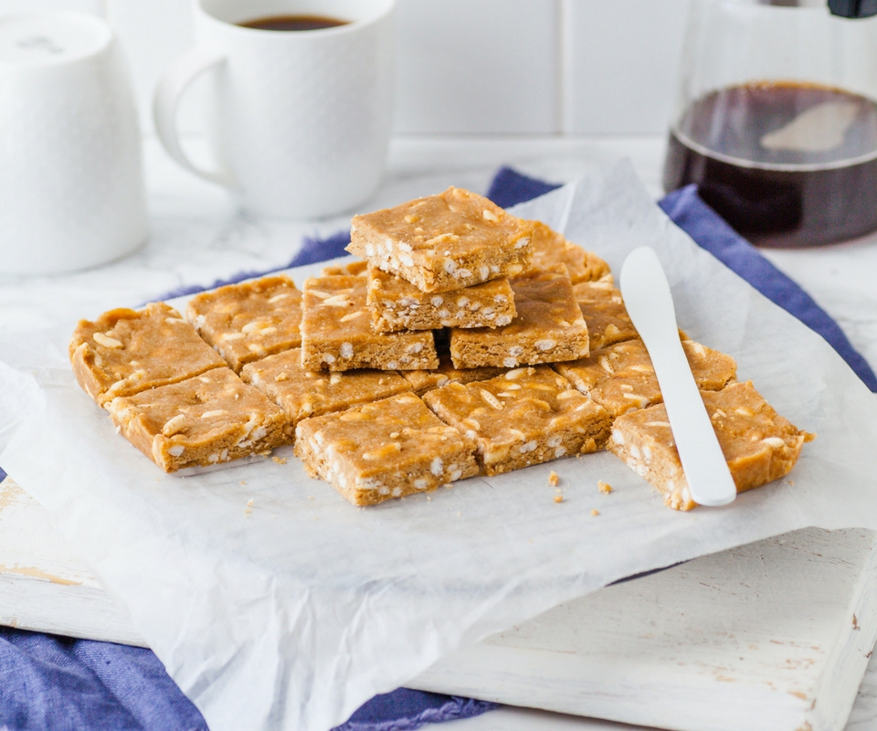 Raw Peanut Butter Bars