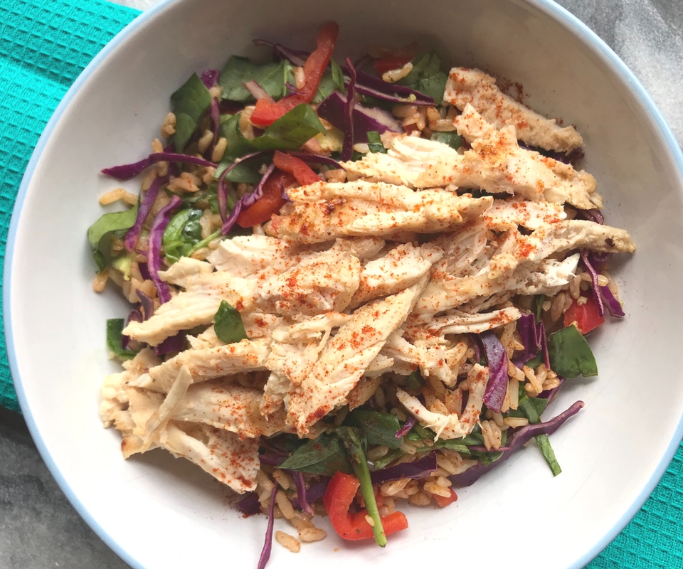 Roast Chicken & Brown Rice Salad