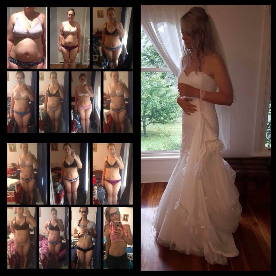 This mum went from 111kg to 67kg just in time for her wedding day