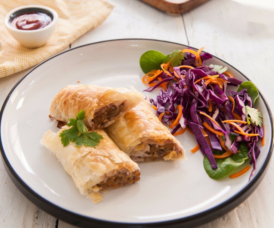 Healthy Pork and Veggie Sausage Rolls 