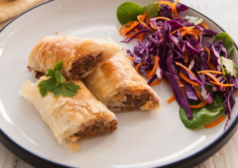 healthy hidden vege sausage rolls