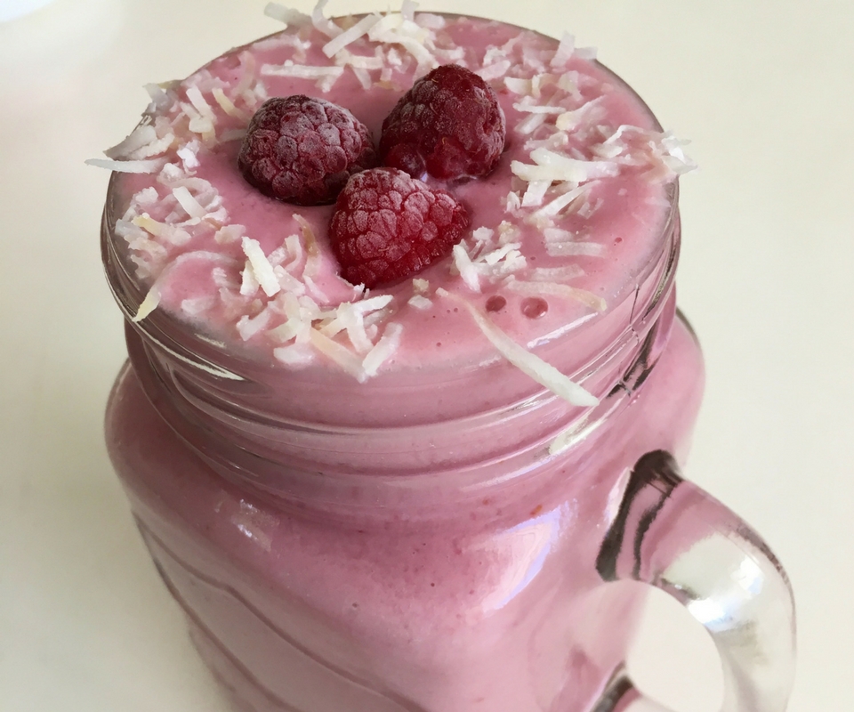 Coconut Raspberry Apple