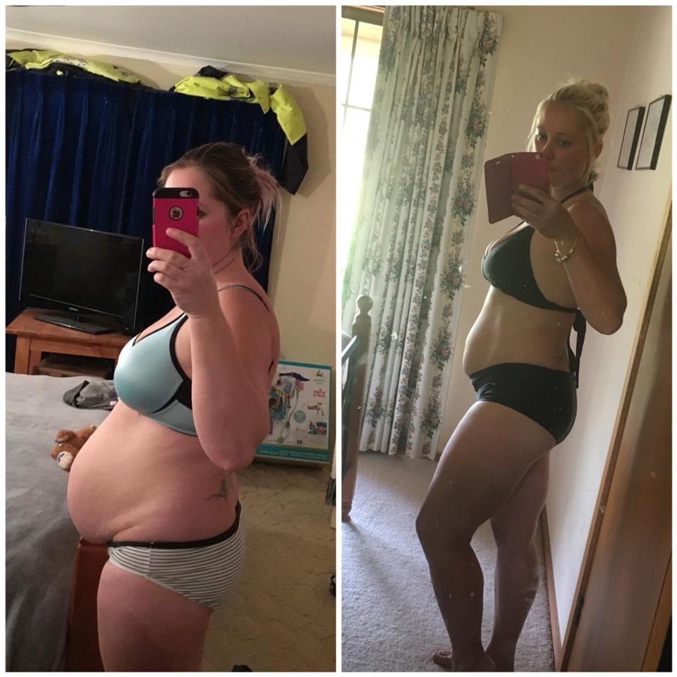 This mum stopped buying takeaway, now saves us $100 a week AND lost 14kg Bec Hayward before and after
