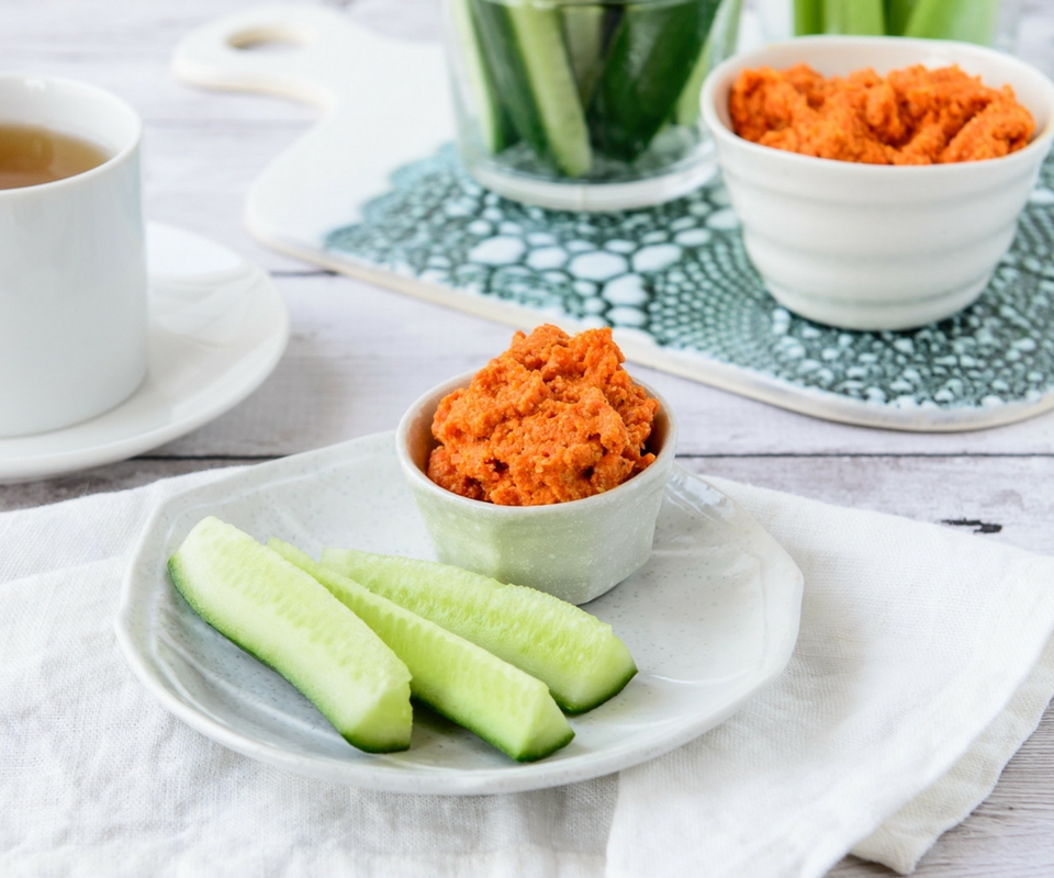 Carrot, Parmesan and Cashew Dip