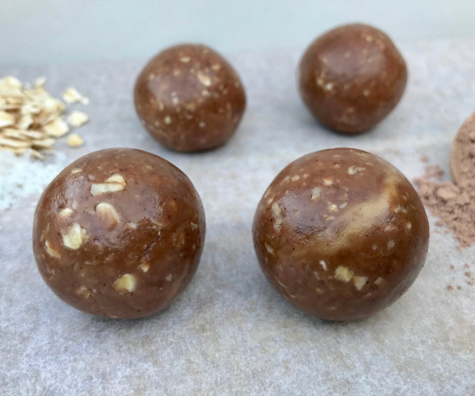 Choc Oat Peanut Butter Bliss Balls