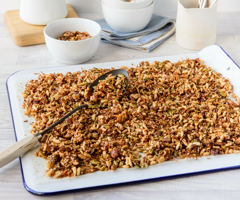 Gluten Free Granola breakfast for dinner