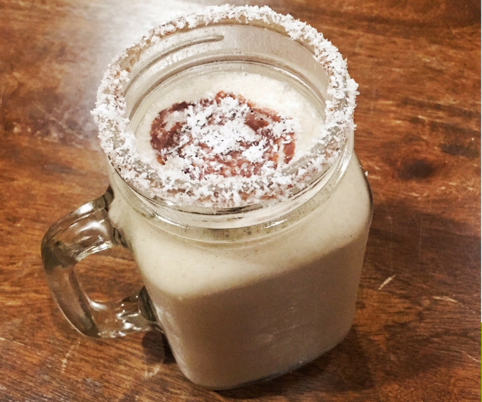 Chocolate and Coconut Lamington Smoothie 