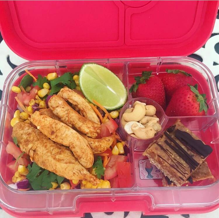 packed lunch box