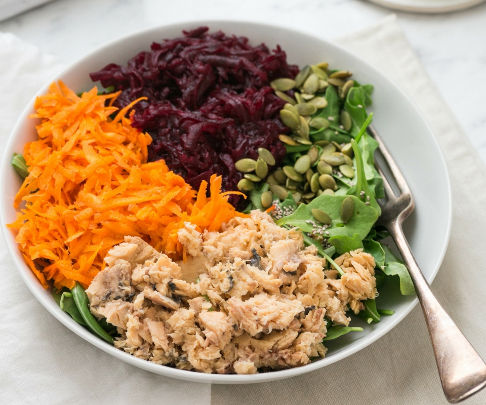 Salmon and Beetroot Salad