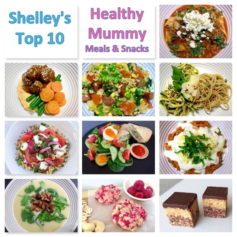 Shelley's top 10 meals and snacks