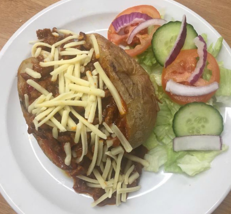 jacket potato chilli