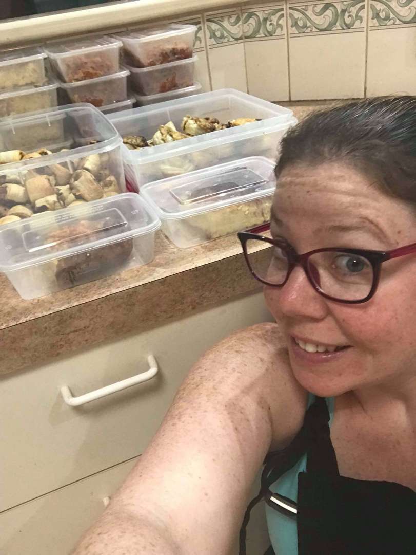 This mum meal prepped 2 weeks' worth of meals to avoid bad decision-making