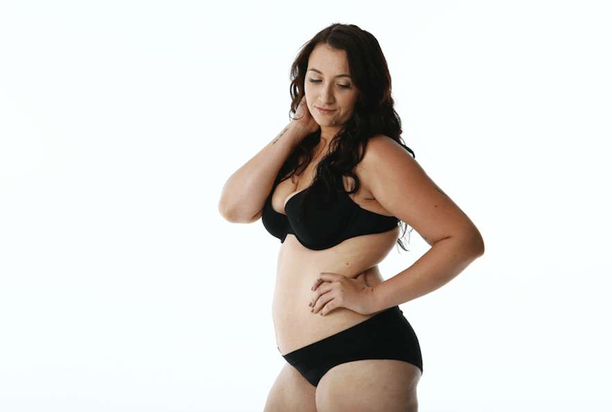 Melanie Hyland black underwear