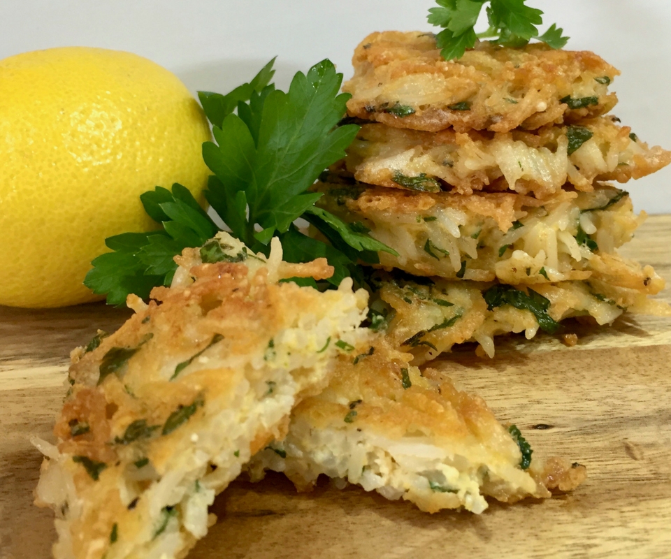 69 calorie parmesan rice patties