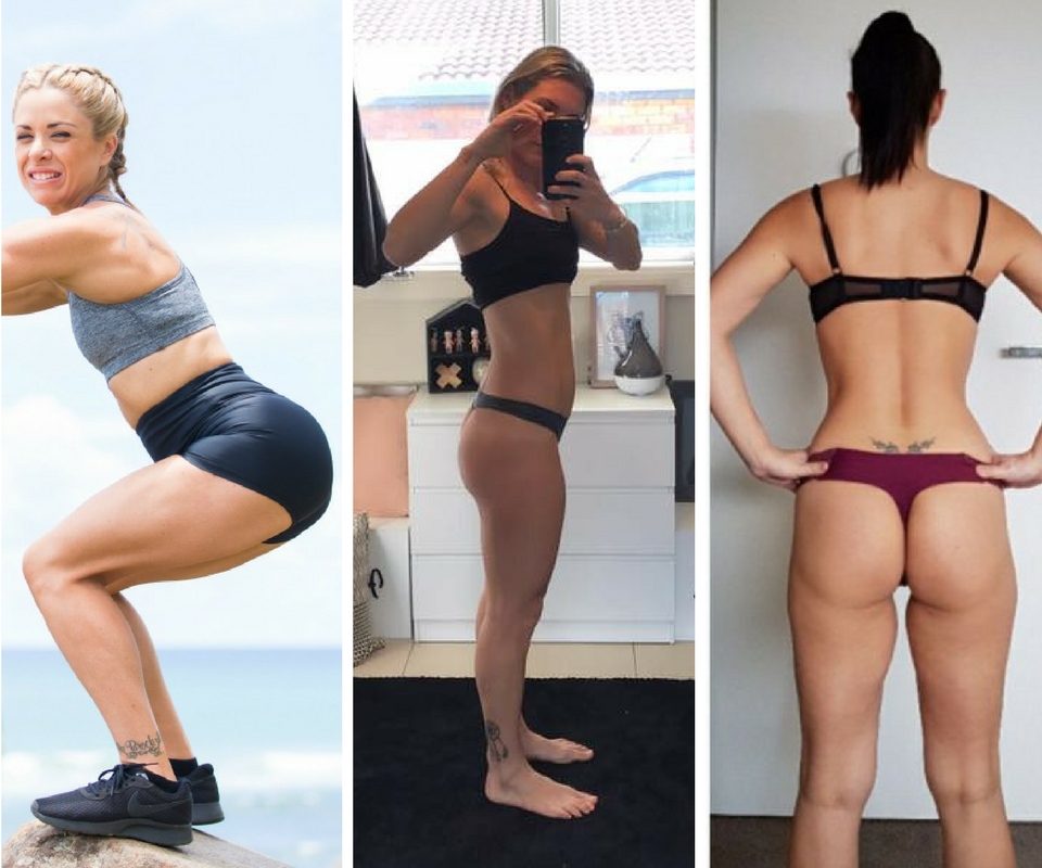 Toned Butt Collage