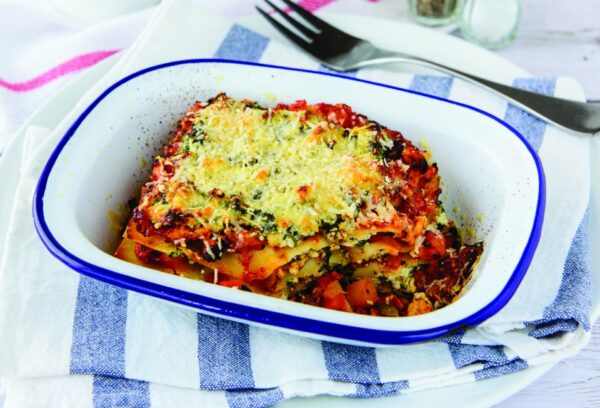 Chicken and vegetable lasagne 