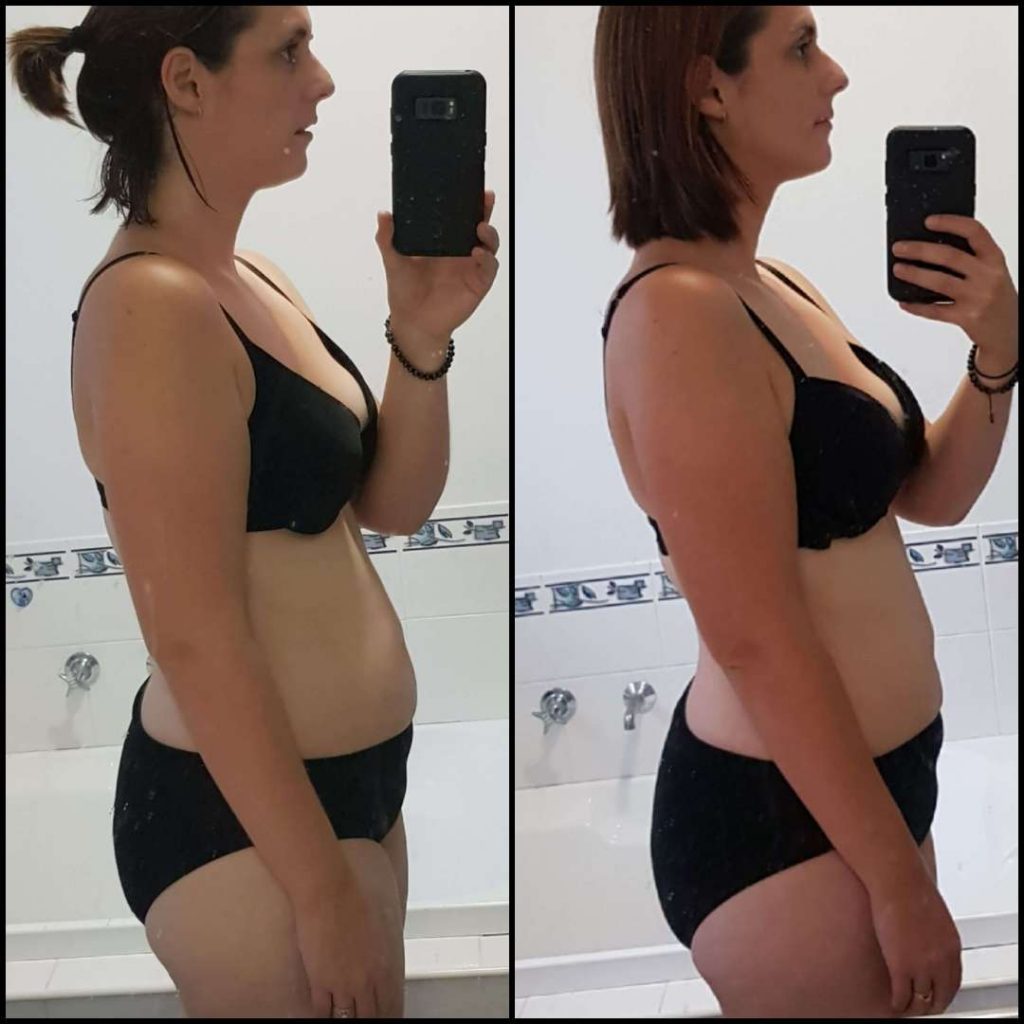 Rebekah Newell before and after 7 day cleanse