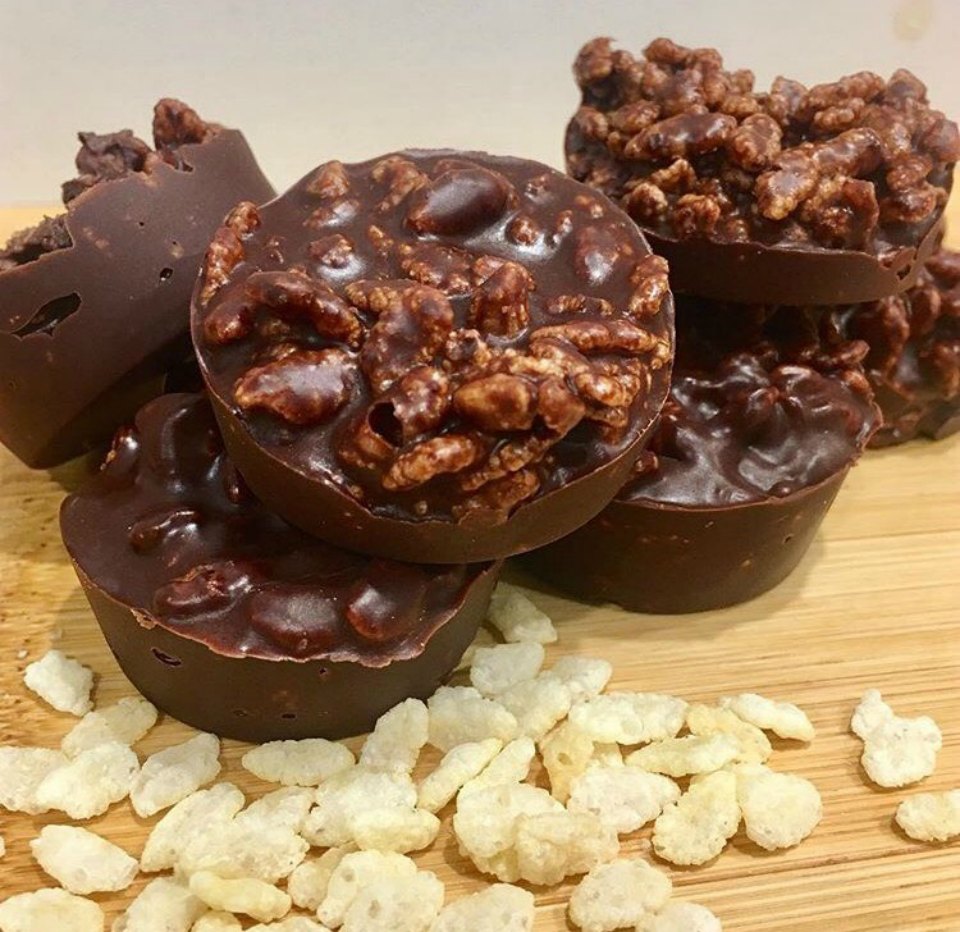 chocolate crunch bites