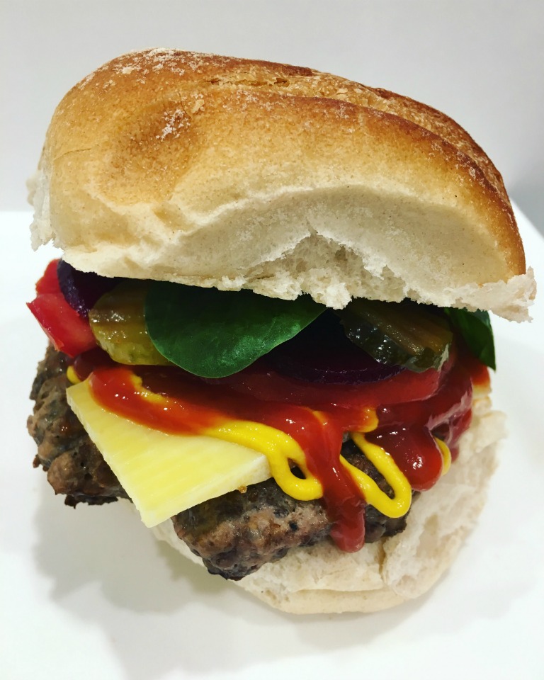 healthy hamburger