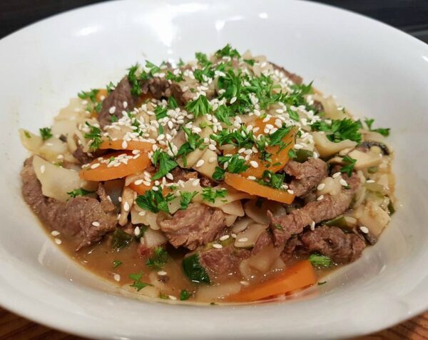 Miso beef noodles Miso beef noodles