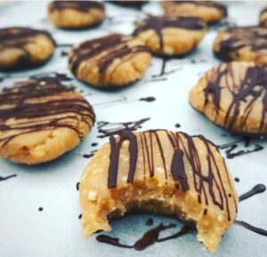 Raw Peanut Butter Protein Cookies